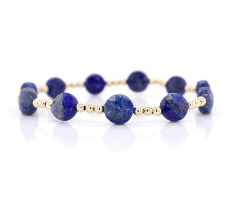 Admire Gold 3mm Bead Bracelet-  pearl
