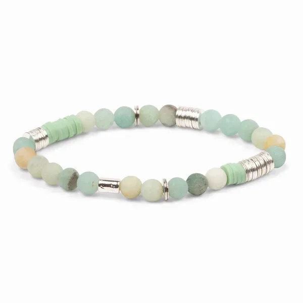Intermix Stone Stacking Amazonite Bracelet