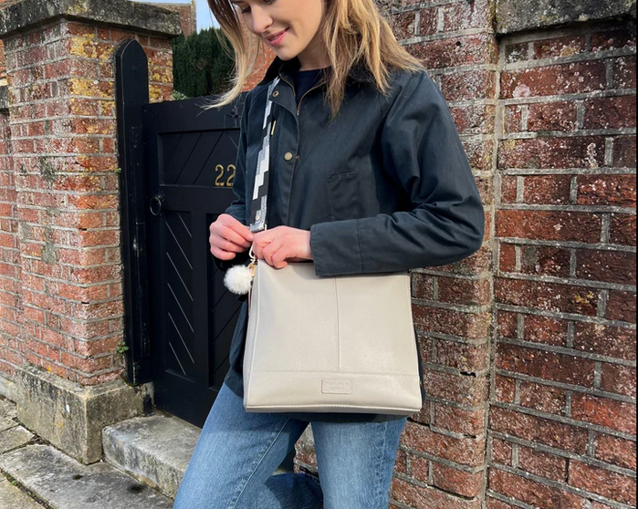 Pom Pom London Westminster Bag Stone