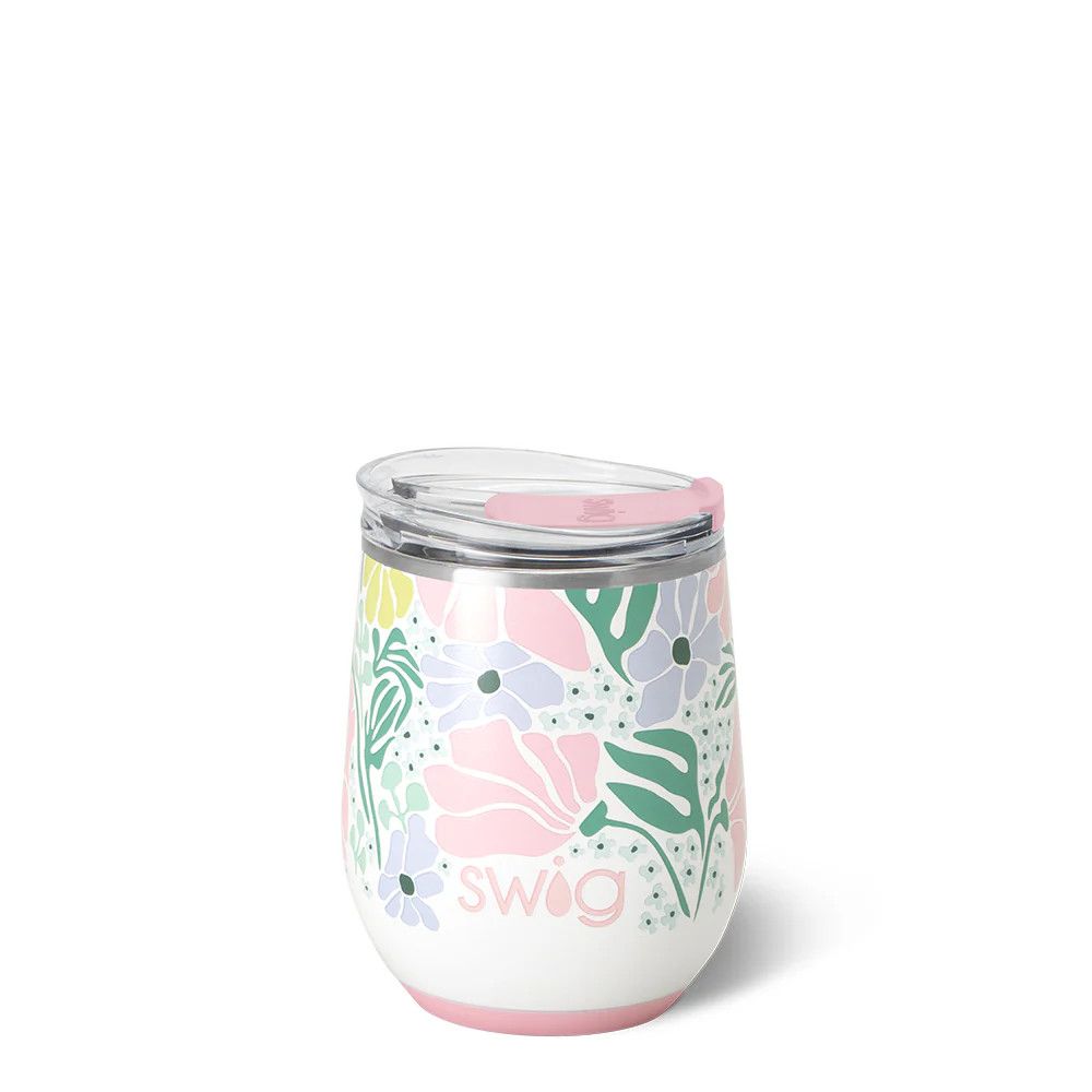 Stemless Wine Cup Garden Party 12 oz