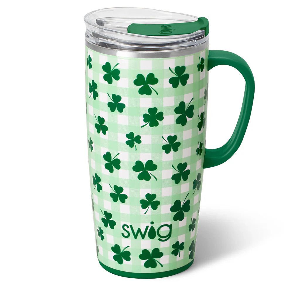 Travel Mug 22oz Shamrock The Block