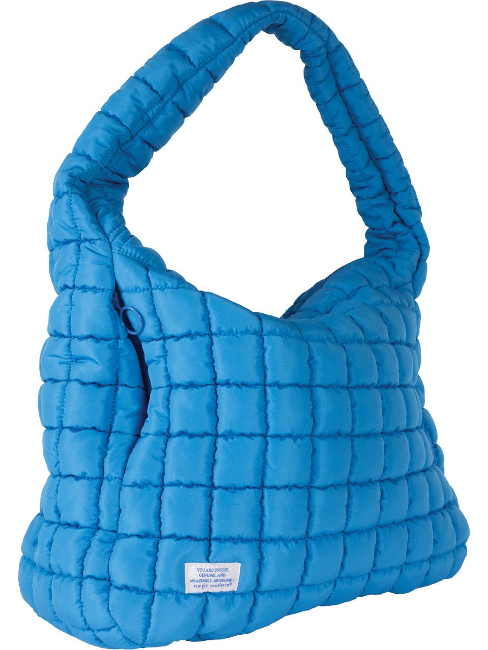 Marshmallow Hobo Bag Cerulean