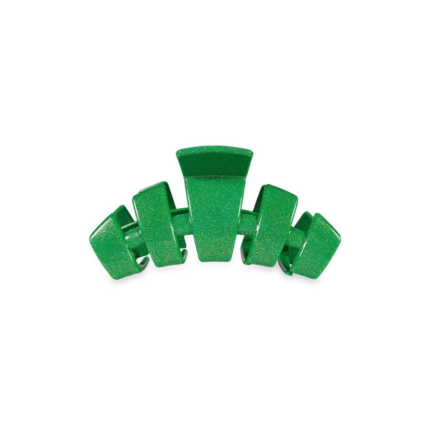 Classic Tiny Hair Clip Shamrock Shimmer