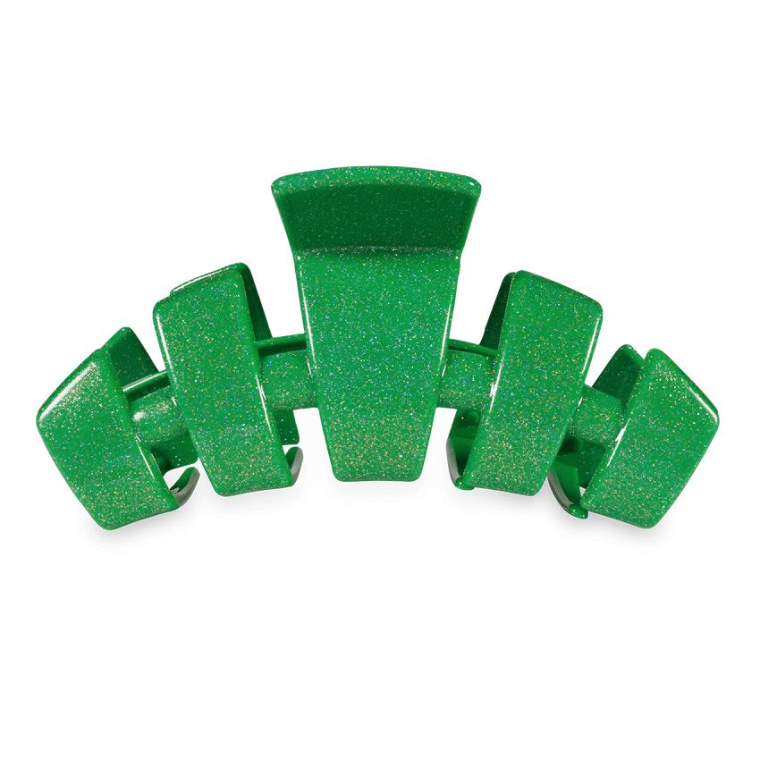 Classic Large Hair Clip Shamrock Shimmer