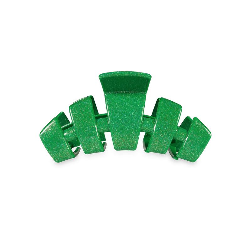 Classic Small Hair Clip Shamrock Shimmer