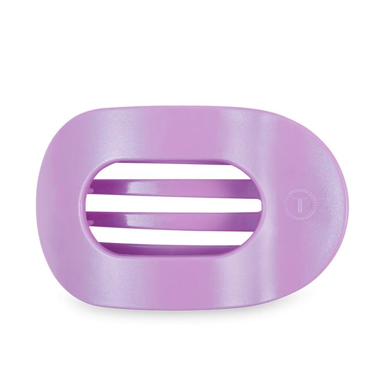 Large Flat Round Hair Clip Springtime Sparkle