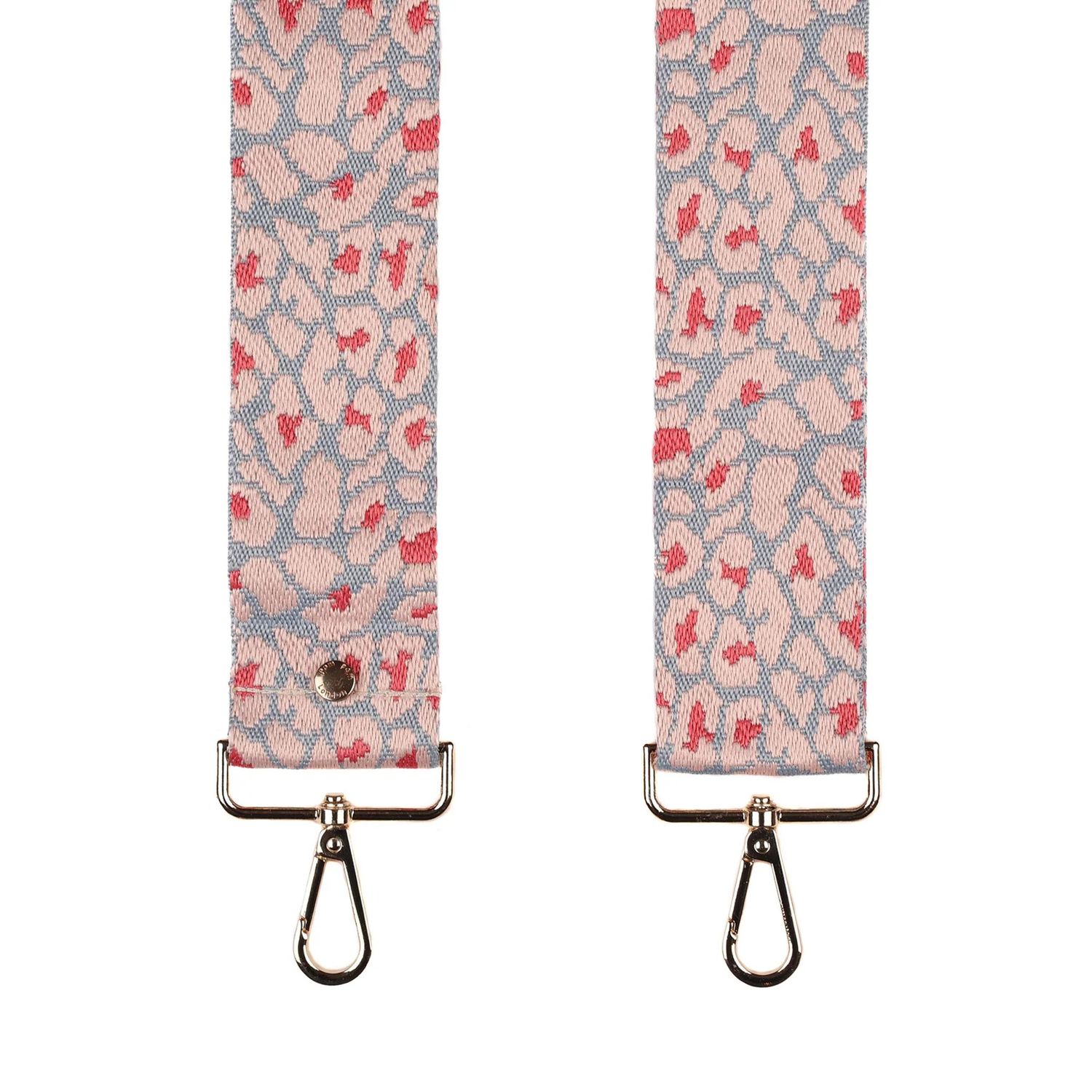 Pom Pom Strap Coral Pink Fleck