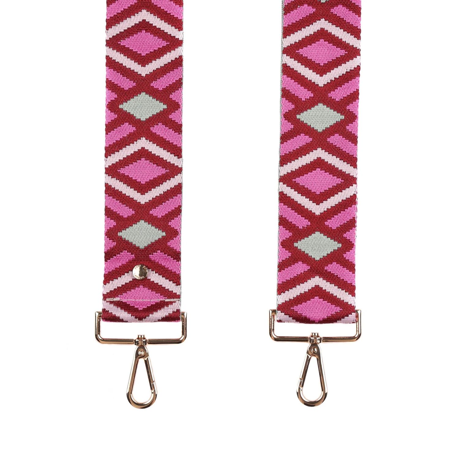 Pom Pom Strap Cerise Pink Diamond