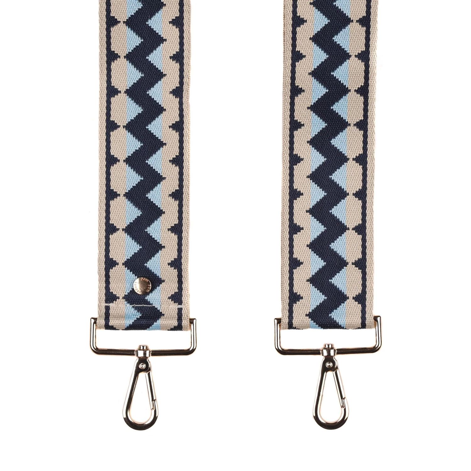 Pom Pom Strap Blue and Navy Viper