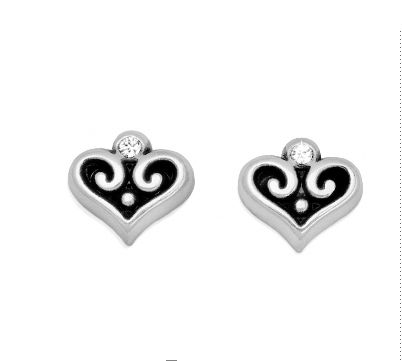 Alcazar Mini Post Earrings Silver