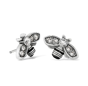 Bee Beautiful Mini Post Earrings Silver