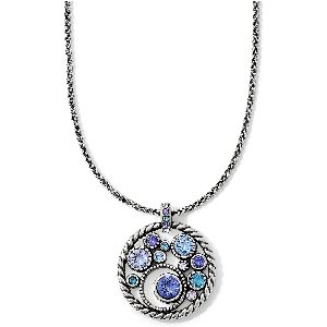 Halo Necklace Silv/Tanz