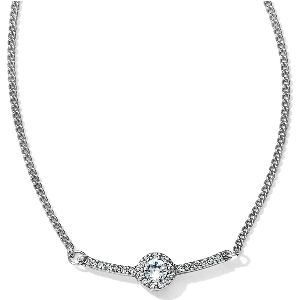 Illumina Bar Necklace Silver