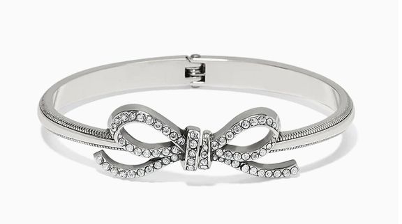 Illumina Bow Hinged Bangle