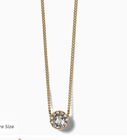 Illumina Solitaire Necklace GOLD