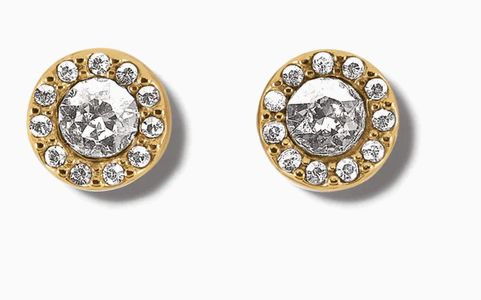 Illumina Solitaire Post Earrings Gold