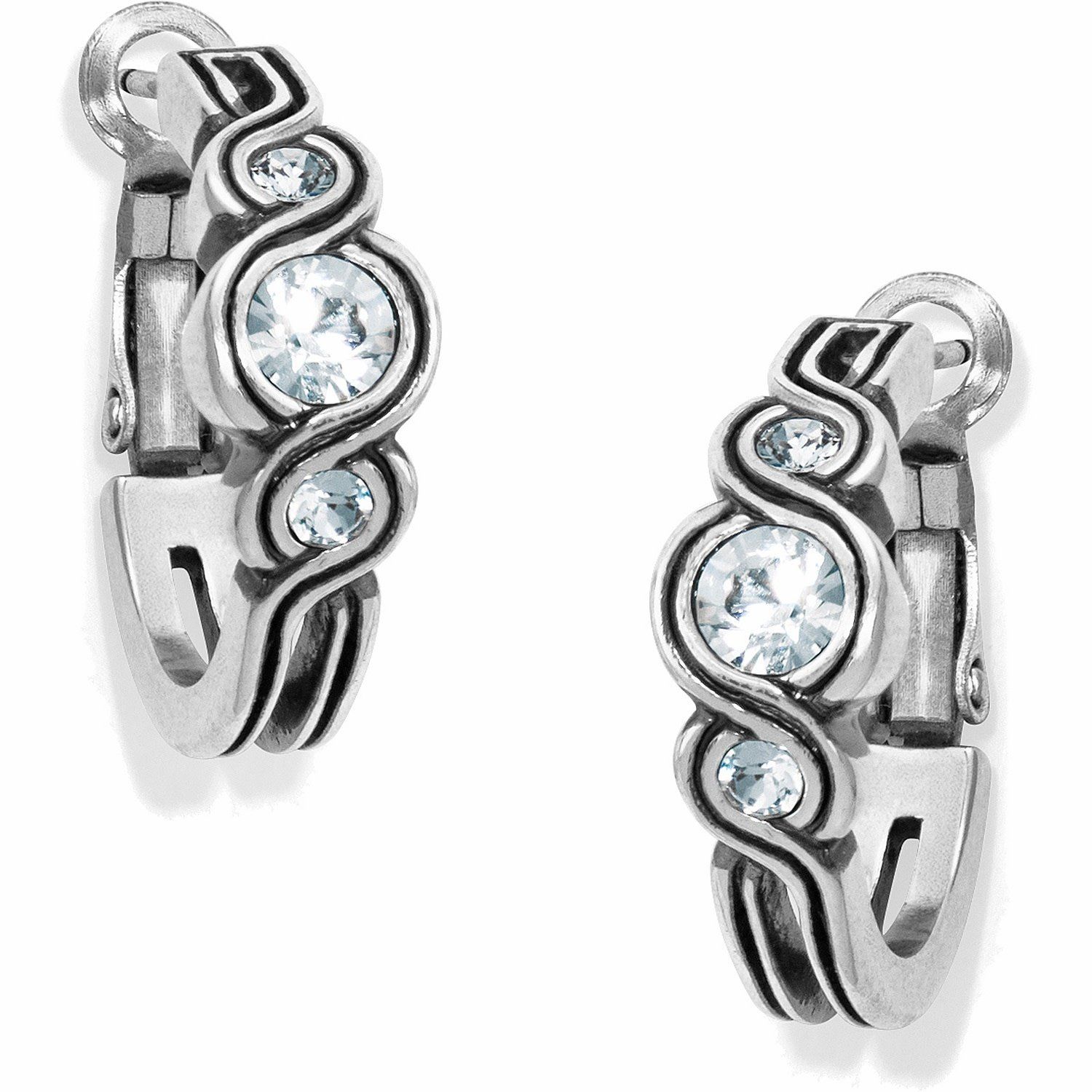 Infinity Sparkle  Hoop Earrings