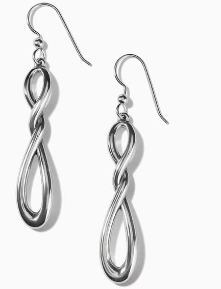 Interlock Twist French Wire Earrings