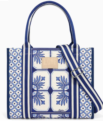 Lovely Tiles Canvas Carryall