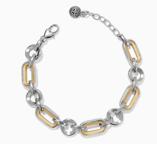 Medici Two Tone Link Bracelet
