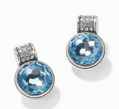 Meridian Aurora Petite Post Earrings- Aqua