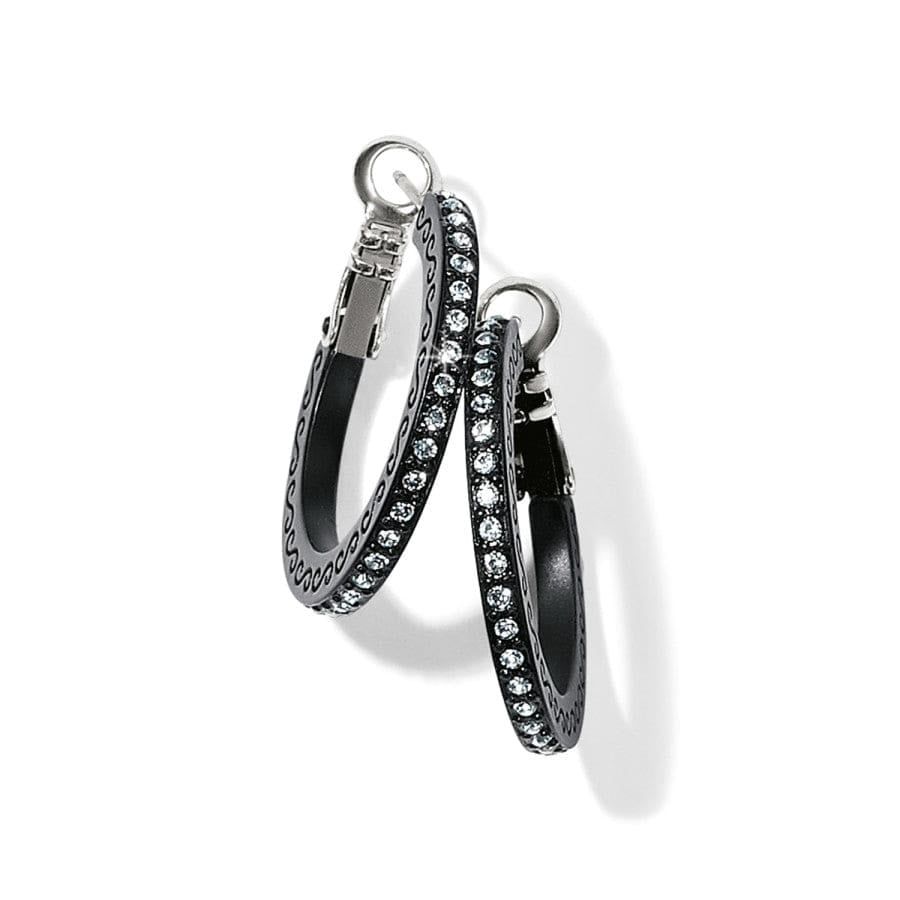 Meridian Eclipse Small Hoop Earrings - Black