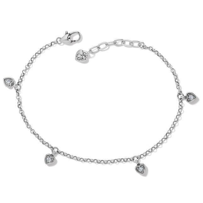 Meridian Love Notes Anklet - Silver