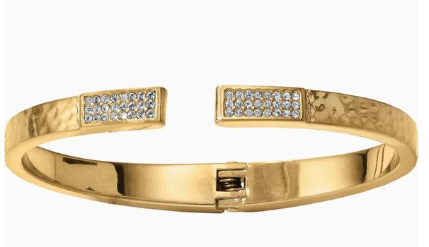 Meridian Zenith Hinged Bangle Gold