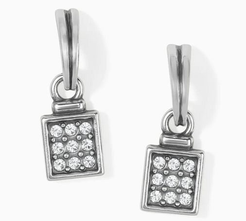 Meridian Zenith Mini Post Drop Earrings Silver