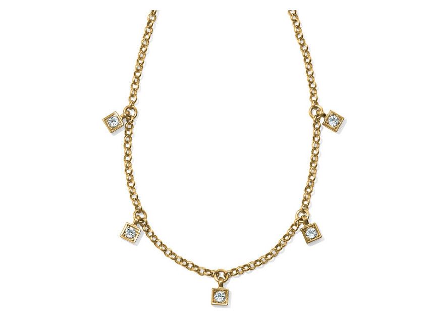 Meridian Zenith Station Necklace Gold