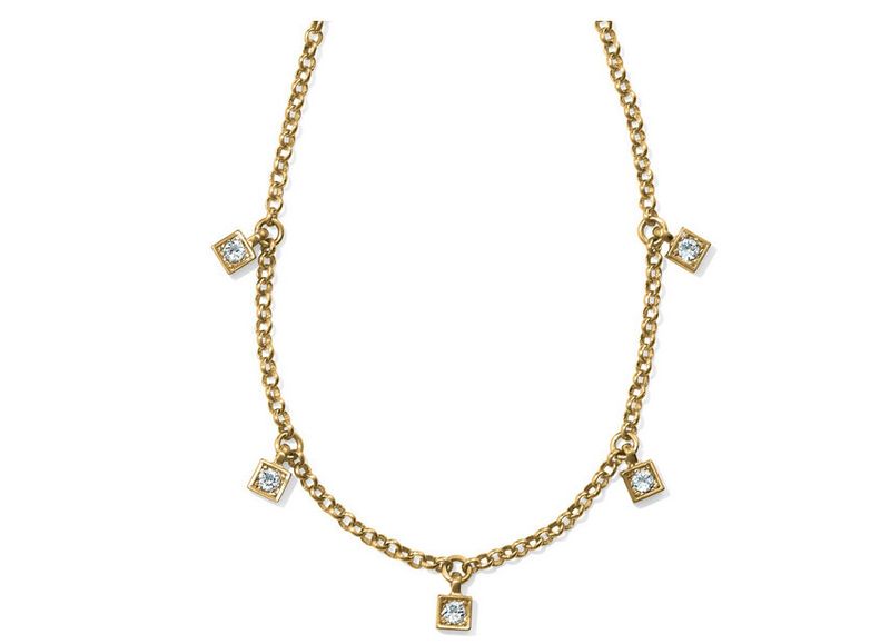 Meridian Zenith Station Necklace Gold