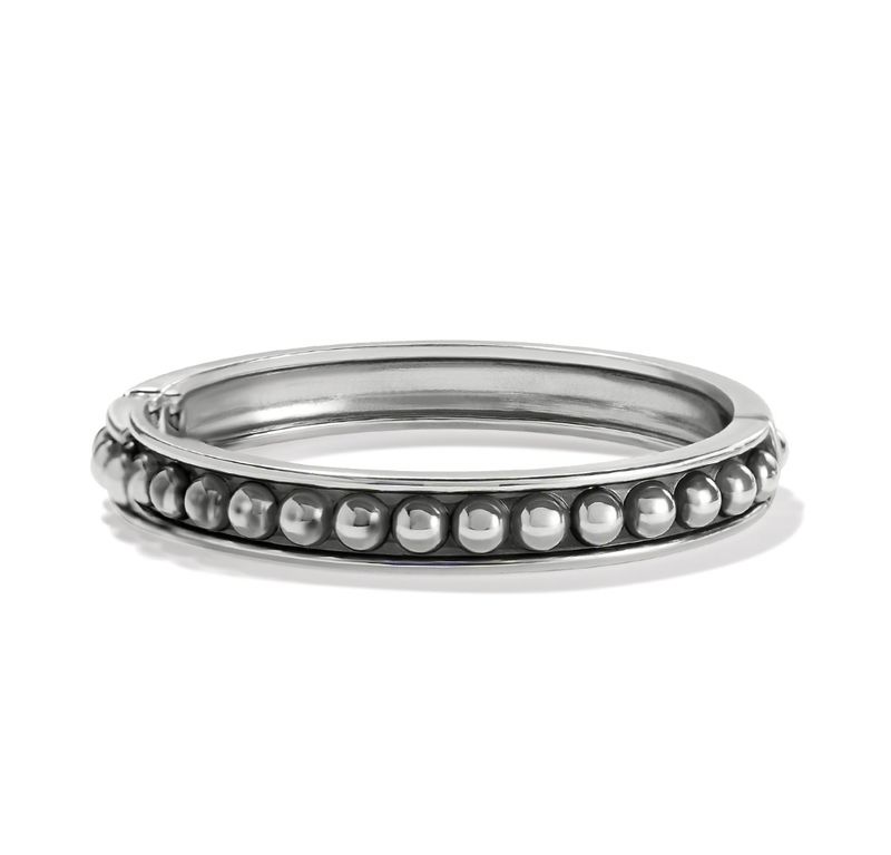 Pretty Tough Stud Hinged Bangle