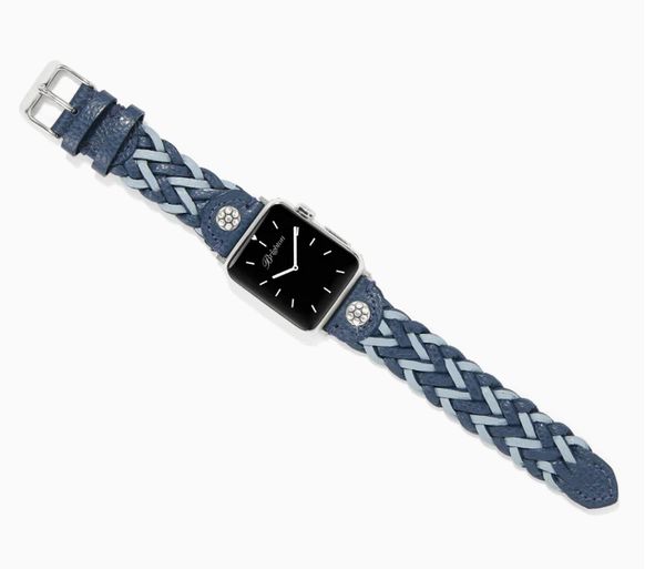 Rory Leather Watch Band Blue Leather
