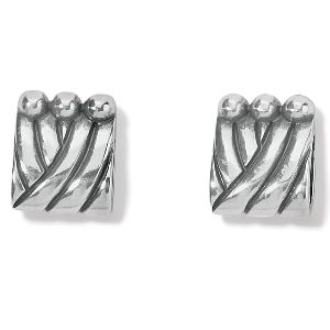 Sonora Tile Post Earrings - Silver