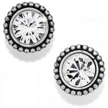Twinkle Large Post Earrings Silver