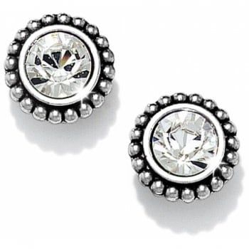 Twinkle Medium Post Earrings Silver