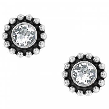 Twinkle Mini Post Earrings Silver