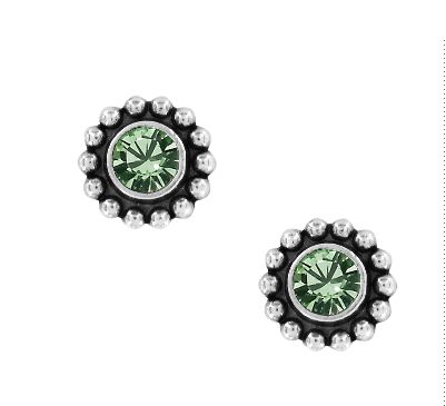 Twinkle Peridot Mini Post Earrings