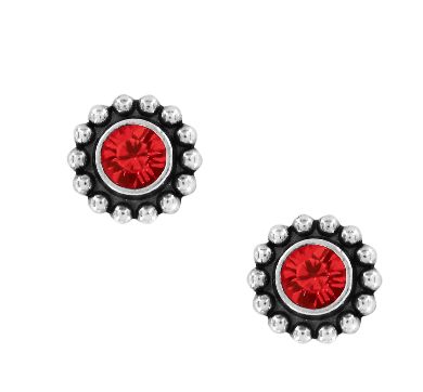 Twinkle Ruby Mini Post Earrings