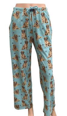 Pajama Bottoms Golden Retriever, Size: Medium