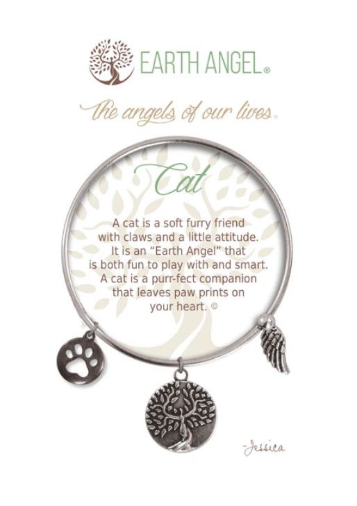 Charm Bracelet Cat, Color: SILVER