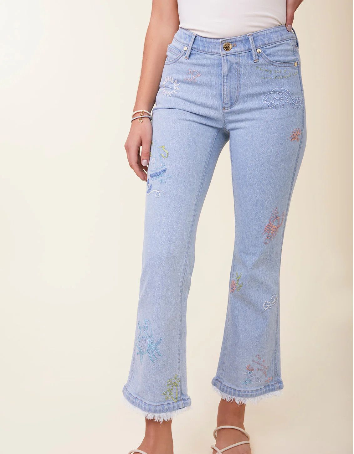 Rowan Kick Flare Jean Overboard Wash, Size: 4