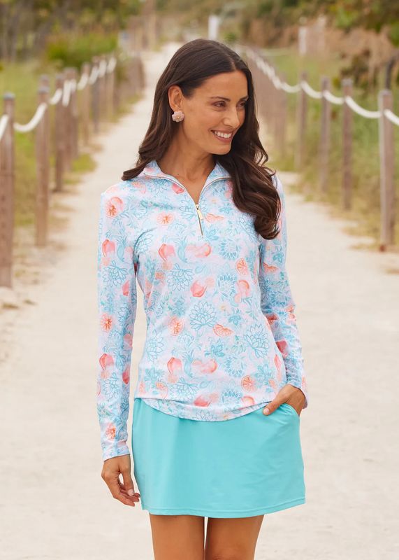 Cocktails 1/4 Zip Sport Top with Wicking