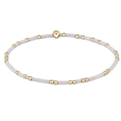 Hope Unwritten Bracelet White