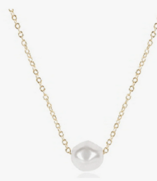 16 Inch Necklace Gold Admire Pearl