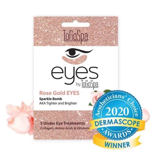 Under Eye Mask Rose Gold Eyes