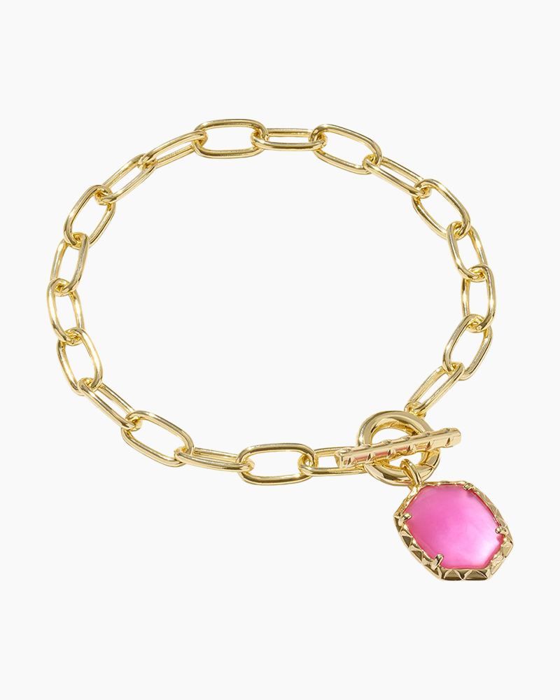 Daphne Gold Link Chain Bracelet Azalea Illusion