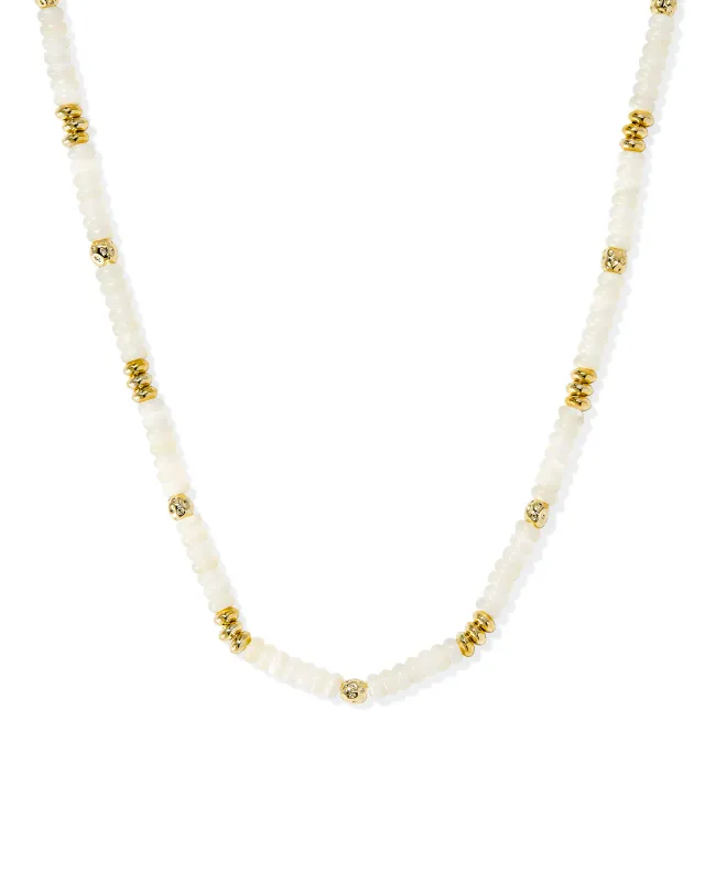 Deliah Strand Necklace Gold Ivory MOP