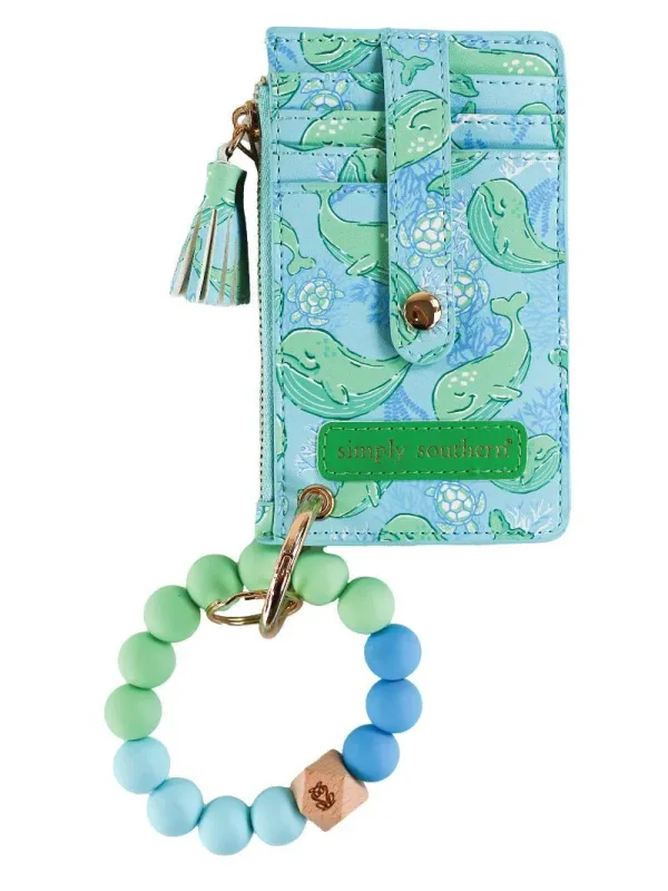 Bead Bangle Wallet Whale