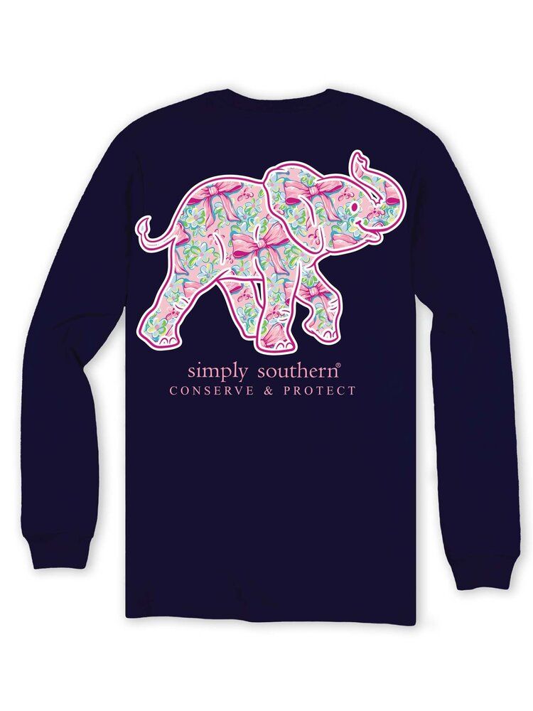 SS Long Sleeve Shirt Elephant Tracker Bow Eclipse